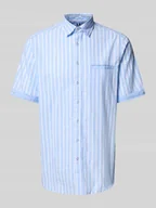 Koszule męskie - Koszula casualowa regular fit z kołnierzykiem typu kent - miniaturka - grafika 1