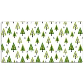 Podkładki na biurko - Podkładka na biurko dla dzieci Trójkątne drzewa 120x60 cm - miniaturka - grafika 1
