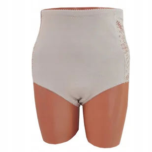 Majtki Plus Size Figi Wysokim Stanem Wyszczuplające Bawełniane Koronka 3XL - Majtki damskie Majtki Plus Size Figi Wysokim Stanem Wyszczuplające Bawełniane Koronka 3XL - Majtki damskie - miniaturka - grafika 1