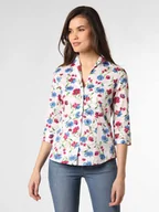 Bluzki damskie - Franco Callegari Bluzka damska Kobiety Bawełna niebieski|biały|wielokolorowy|wyrazisty róż wzorzysty, 42 - miniaturka - grafika 1