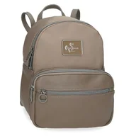 Plecaki - Pepe Jeans Christine Plecak na co dzień Beżowy 20x25,5x10 cm Poliester z Detalami ze sztucznej skóry by Joumma Bags, beż, Talla única, plecak na co dzień - miniaturka - grafika 1