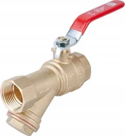 Zawory i kraniki - Perfexim Zawór kulowy WW z filtrem 1" KX06 G1 WW PN10 C DN25 [4/40] - miniaturka - grafika 1