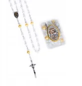 Różańce - Różaniec szklany Matka Boża Kalwaryjska - miniaturka - grafika 1