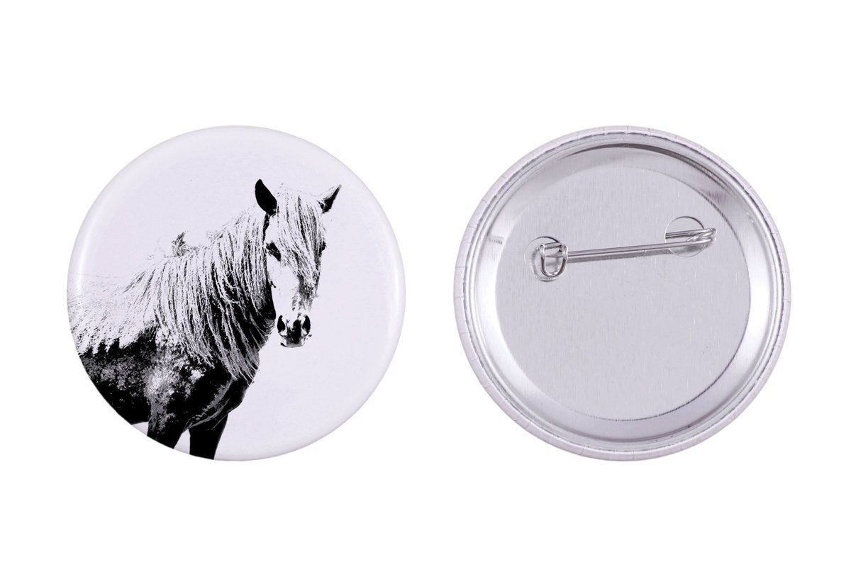 Koń Giara - ozdoba koszuli, przypinka do torby, idealny prezent z możliwościa dodanie swojej grafiki marki Art-Dog