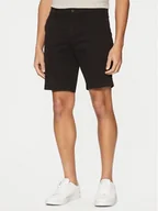Spodenki męskie - Calvin Klein Szorty materiałowe Modern Twill K10K114063 Czarny Slim Fit - miniaturka - grafika 1
