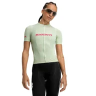 Koszulki rowerowe - Damska koszulka rowerowa z krótkim rękawem z siateczki Kolarstwo Siroko M8 Syn - miniaturka - grafika 1