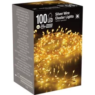 Oświetlenie świąteczne - Lampki na choinkę 100 LED ciepły biały - miniaturka - grafika 1