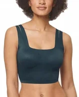 Biustonosze - Sloggi biustonosz bezszwowy zielony ZERO FEEL FLOW TOP rozmiar XS - miniaturka - grafika 1