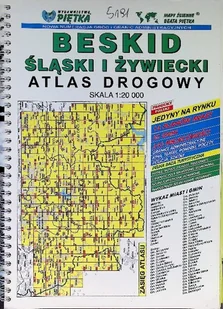 Beskid Śląski i Żywiecki atlas drogowy - Atlasy i mapy - miniaturka - grafika 1