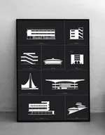 Obrazy i zdjęcia - Ikony polskiego modernizmu plakat 50x70 cm - miniaturka - grafika 1