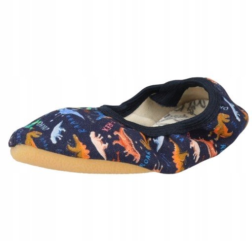 BECK KAPCIE DZIECIĘCE GRANATOWE Z WZOREM DINOZAURÓW 25 JŁA