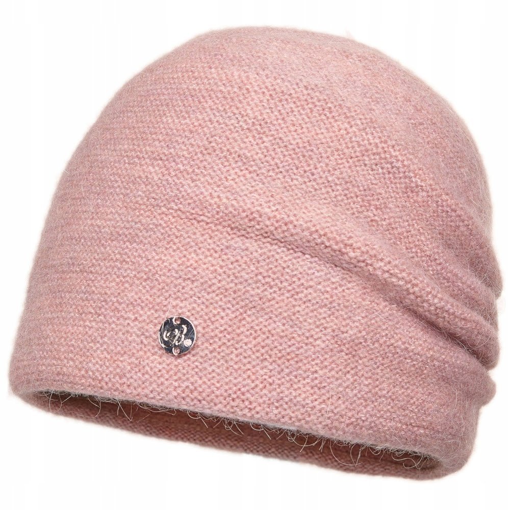 Czapka zimowa damska GLORIA Łosoś