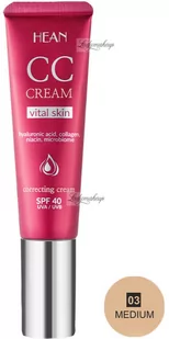 HEAN - CC Cream Vital Skin - Krem koloryzujący CC - 30 ML - 03 MEDIUM - Podkłady do twarzy - miniaturka - grafika 1