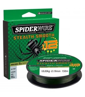Plecionki Spiderwire Stealth Smooth 12 Moss Green 0,19 mm - Żyłki wędkarskie - miniaturka - grafika 1