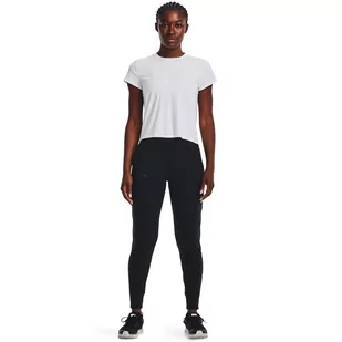 Damskie spodnie treningowe Under Armour Motion Jogger - czarne - UNDER ARMOUR - Spodnie sportowe damskie - miniaturka - grafika 1