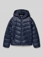 Kurtki i płaszcze dla dziewczynek - Kurtka pikowana o kroju regular fit z kapturem model ‘KAJSA’ - miniaturka - grafika 1