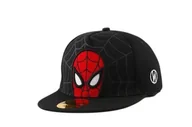 Czapki damskie - CZAPKA Z DASZKIEM SPIDER-MAN / FULL CAP / SNAPBACK / CZARNA - miniaturka - grafika 1