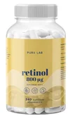 Witaminy i minerały - PureLab Retinol 800 µg 240 kaps. - miniaturka - grafika 1