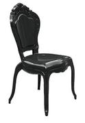 Krzesła - King Home Krzesło King - czarne - miniaturka - grafika 1