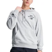 Bluzy męskie - Bluza New Balance MT31514AG - szara - miniaturka - grafika 1