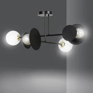 Emibig kinkiet Minerva K1 Black E14 612/K1 - Lampy ścienne - miniaturka - grafika 5