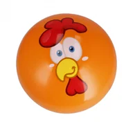Piłki dla dzieci - Piłka kolorowa kogucik 23cm ARTYK 168581 - miniaturka - grafika 1