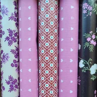 Opakowania i torebki na prezenty - Fastima Papier różowy ozdobny do prezentów 57cmx10m ZST17 zestaw - miniaturka - grafika 1