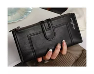 Portfele - PORTFEL DAMSKI TOREBKA organizer czarny - miniaturka - grafika 1