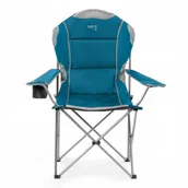 Fotele i krzesła ogrodowe - NC3080 KRZESŁO TURYSTYCZNE TURKUSOWE NILS CAMP - miniaturka - grafika 1