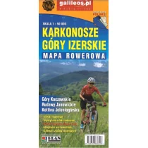 Plan Karkonosze, Góry Izerskie. Laminowana mapa rowerowa, 1:50 000 praca zbiorowa - Atlasy i mapy - miniaturka - grafika 1