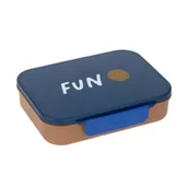Lunch boxy - Lassig Lunchbox Bento z przegródkami Little Gang Smile navy - miniaturka - grafika 1