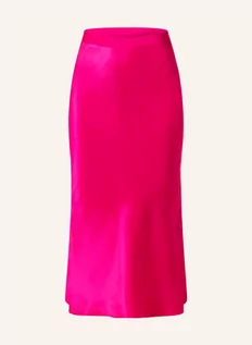 Spódnice - Mrs & Hugs Spódnica Z Jedwabiu pink - grafika 1