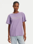 Koszulki i topy damskie - Patrizia Pepe T-Shirt 2M4422/J274-M531 Fioletowy Regular Fit - miniaturka - grafika 1