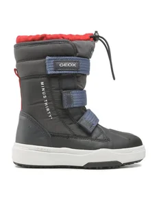 Geox Śniegowce J Bunshee Pg B Abx B J26D8B 0FUME C0735 S Granatowy - Buty dla chłopców - miniaturka - grafika 1