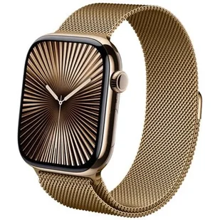 Crong Milano Steel - Pasek ze stali nierdzewnej do Apple Watch 44/45/46/49 mm (różowe złoto) - Akcesoria do smartwatchy - miniaturka - grafika 2