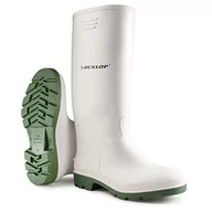 Kozaki damskie - Dunlop Protective Footwear (DUO19) UNISEX Dorośli Dunlop Pricemastor Wellington kozaki, białe zielone, 31 UK - miniaturka - grafika 1