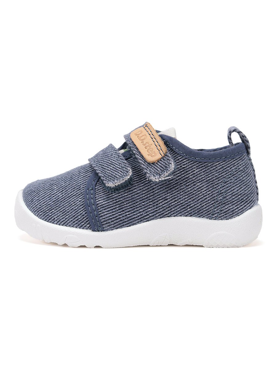 Chłopięce kapcie barefoot granatowe DDstep r.31