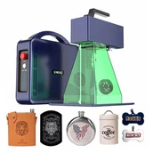 Grawerowanie i akcesoria - Maszyna do znakowania laserem światłowodowym Gweike Cloud G2 Pro 20W, ręczny podnośnik, prędkość 10000mm/s - St. Patrick's blue - miniaturka - grafika 1