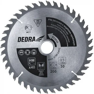Dedra Piła tarczowa 250x80x16 H25080E - Tarcze do pił - miniaturka - grafika 1