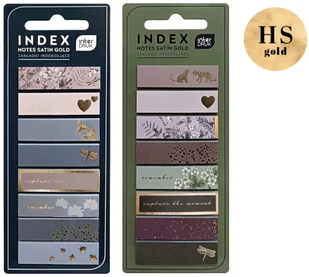 Interdruk, SATIN GOLD, Zakładki indeksujące - Gadżety  do biura - miniaturka - grafika 1