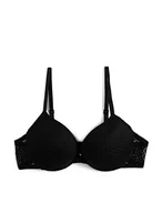 Biustonosze - Koton Damski biustonosz push-up bez fiszbin, czarny (999), 75C - miniaturka - grafika 1