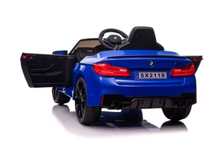 Auto Na Akumulator BMW M5 DRIFT Niebieskie - Pojazdy elektryczne dla dzieci - miniaturka - grafika 8