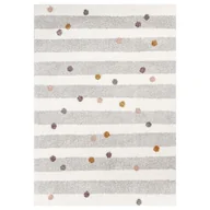 Dywany dla dzieci - Dywan Stripes and Dots beige 120x170cm - miniaturka - grafika 1