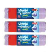 Worki na śmieci - Oskar Delko Worki na śmieci uszatki 60L 10szt - miniaturka - grafika 1