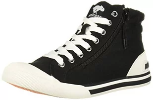 Rocket Dog Damskie trampki Jazzinhi 10a płócienne bawełniane, Czarny - 39.5 EU - Trampki damskie - miniaturka - grafika 1