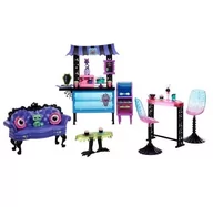 Lalki dla dziewczynek - Monster High, Upiorna kawiarnia, zestaw do zabawy bez lalek - miniaturka - grafika 1