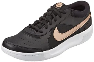 NIKE Damskie trampki Court Zoom Lite 3, Czarny Mtlc czerwony brąz biały, 40 EU - Trampki damskie - miniaturka - grafika 1