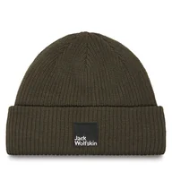 Czapki męskie - Czapka Jack Wolfskin Pergamon 1910701 Zielony - miniaturka - grafika 1