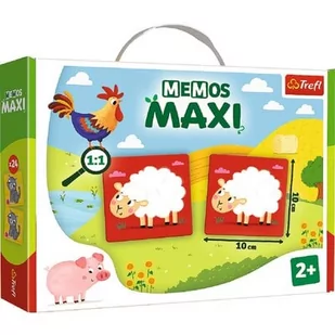 Trefl Memo Maxi Zwierzęta na farmie Nowa - Gry planszowe - miniaturka - grafika 1