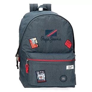 Pepe Jeans Kay Plecak szkolny Niebieski 23,87L, niebieski, Talla única, Plecak szkolny adaptacyjny do wózka - Plecaki szkolne i tornistry - miniaturka - grafika 1